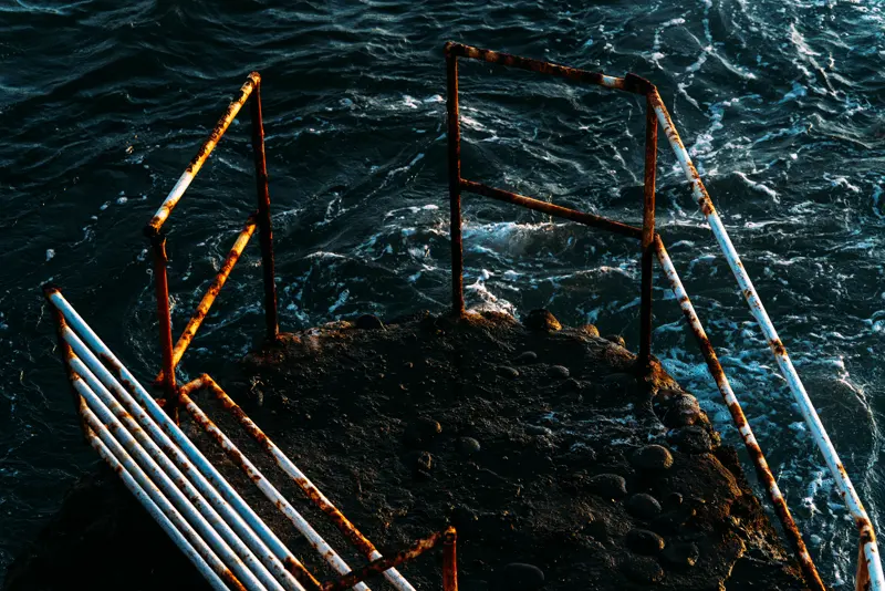 Muelle y marea